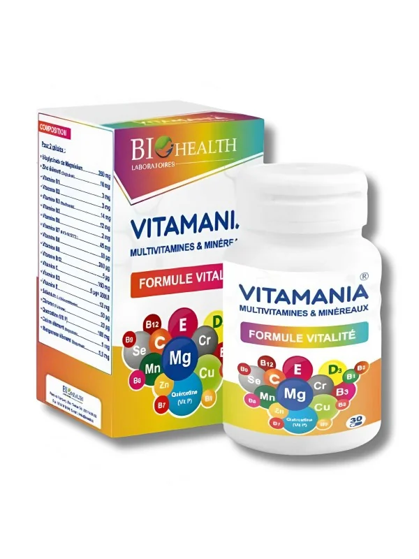 BIOHEALTH - VITAMANIA MULTIVITAMINES & MINERAUX 30 GELULES