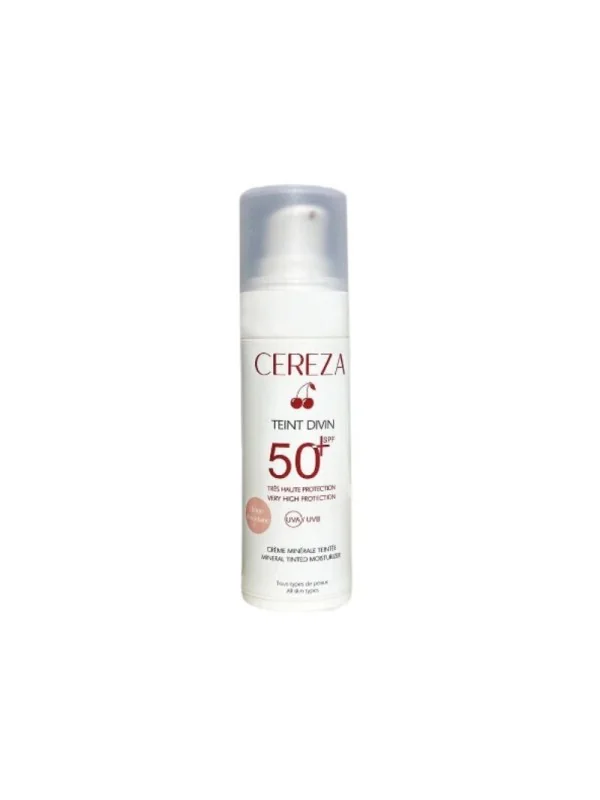 CEREZA TEINT DIVIN ECRAN MINERAL BEIGE PORCELAINE SPF50+
