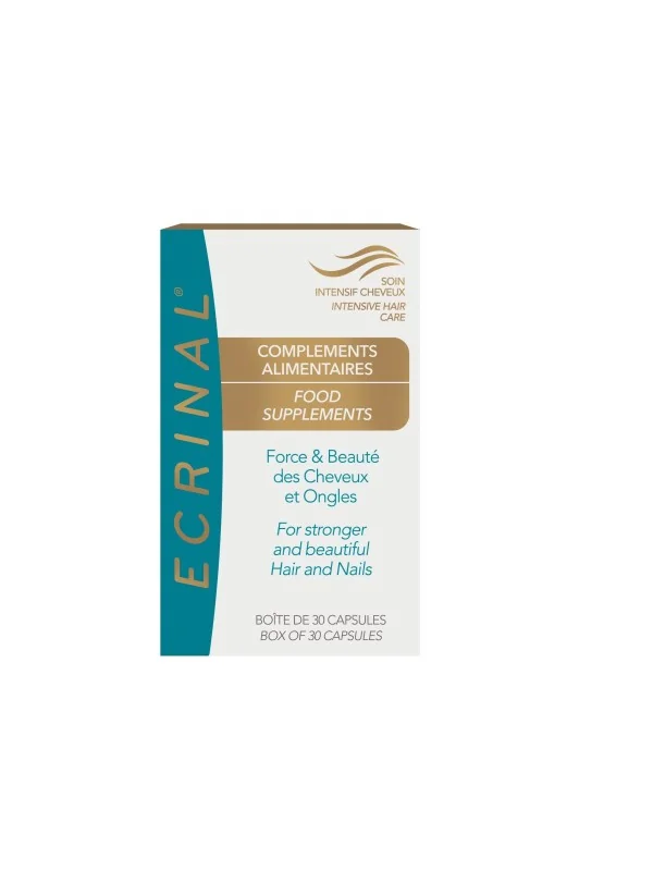 ECRINAL SOIN ET BEAUTE ONGLES ET CHEVEUX 30 CAPSULES