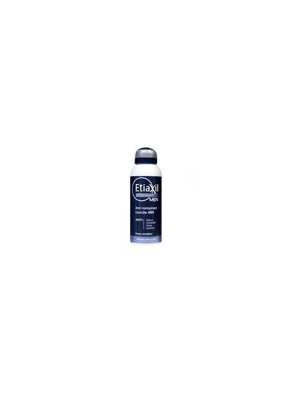 Etiaxil Men Spray Déodorant 48h Sans Aluminium Homme 150ml