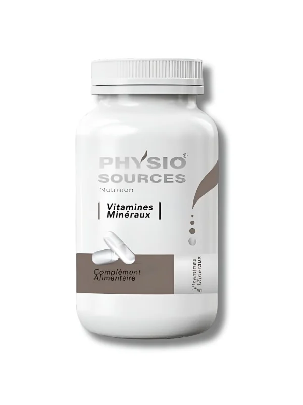 PHYSIO SOURCE - VITAMINES ET MINERAUX 60 GELULES