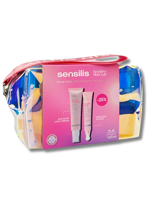 SENSILIS SKIN GLOW - JUICY CREAM 50ML+SENSILIS SKIN GLOW K EYES 15ML -25% +TROUSSE OFFERTE