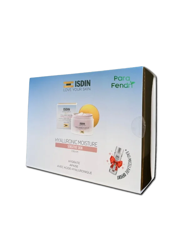 ISDIN - COFFRET : CREME HYDRATANTE PEAUX SENSIBLES 50G + EAU MICELLAIRE 30ML OFFERTE