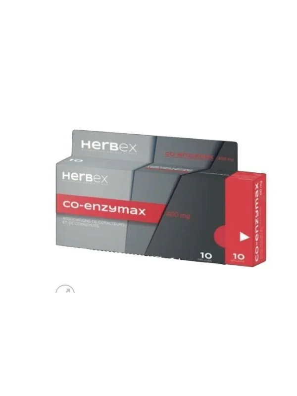 Herbex Co-Enzymax 400mg 10 Gélules