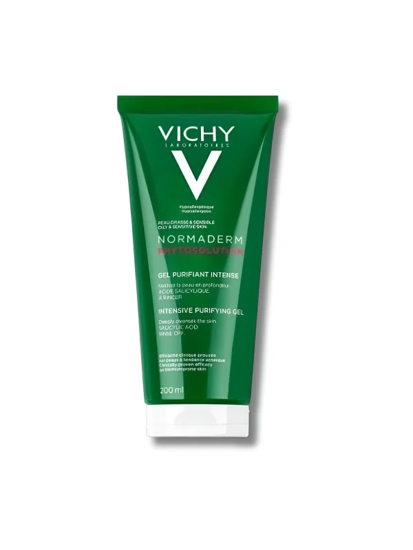 VICHY NORMADERM PHYTOSOLUTION - GEL PURIFIANT INTENSE PEAUX GRASSES 200ML